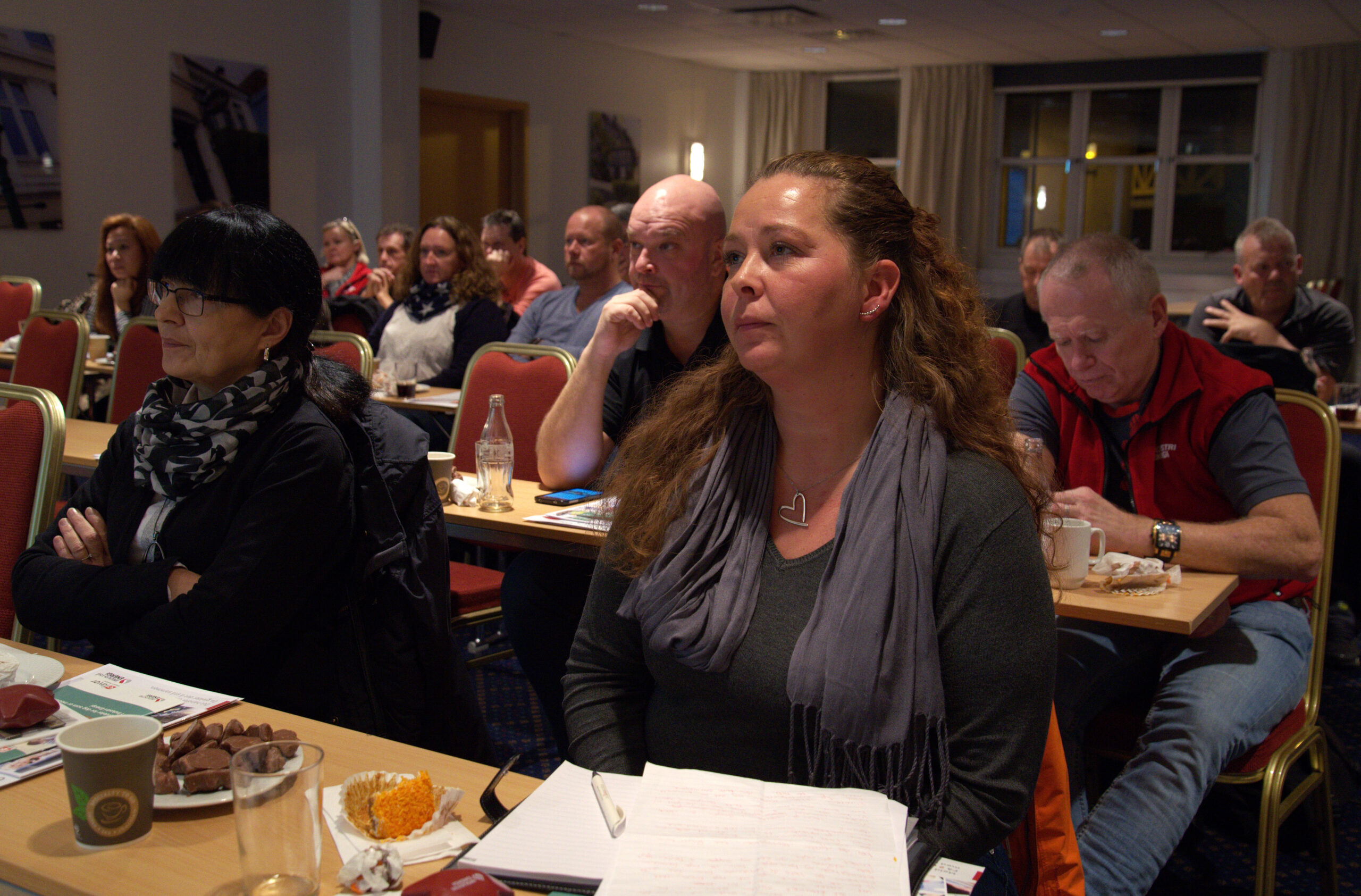 Cecilie Hope på Forum Hordaland-møtet i Bergen. Foto: Atle Espen Helgesen