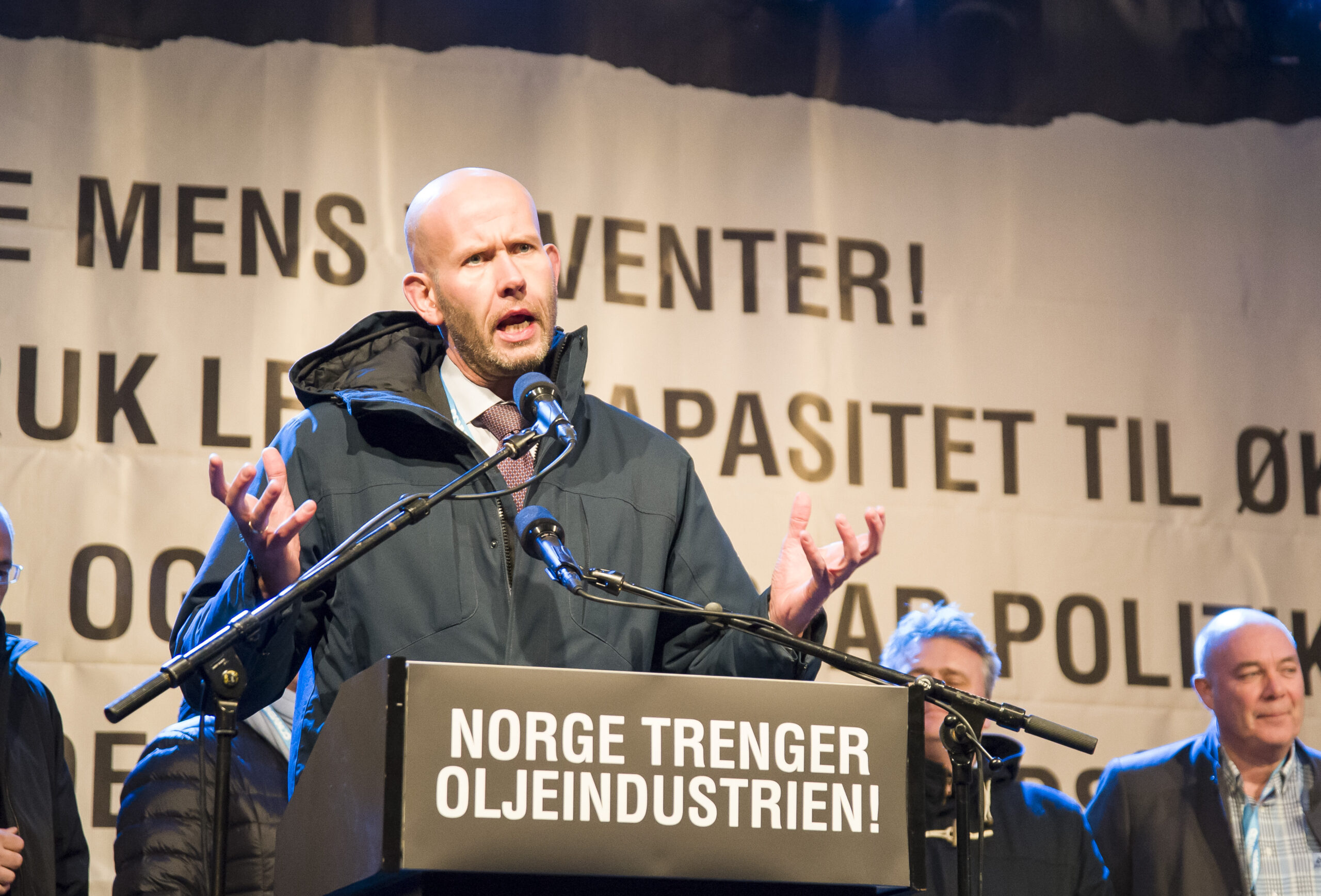 Olje- og energiminister Tord Lien lover at oljeeventyret skal fortsette. Foto: Atle Espen Helgesen