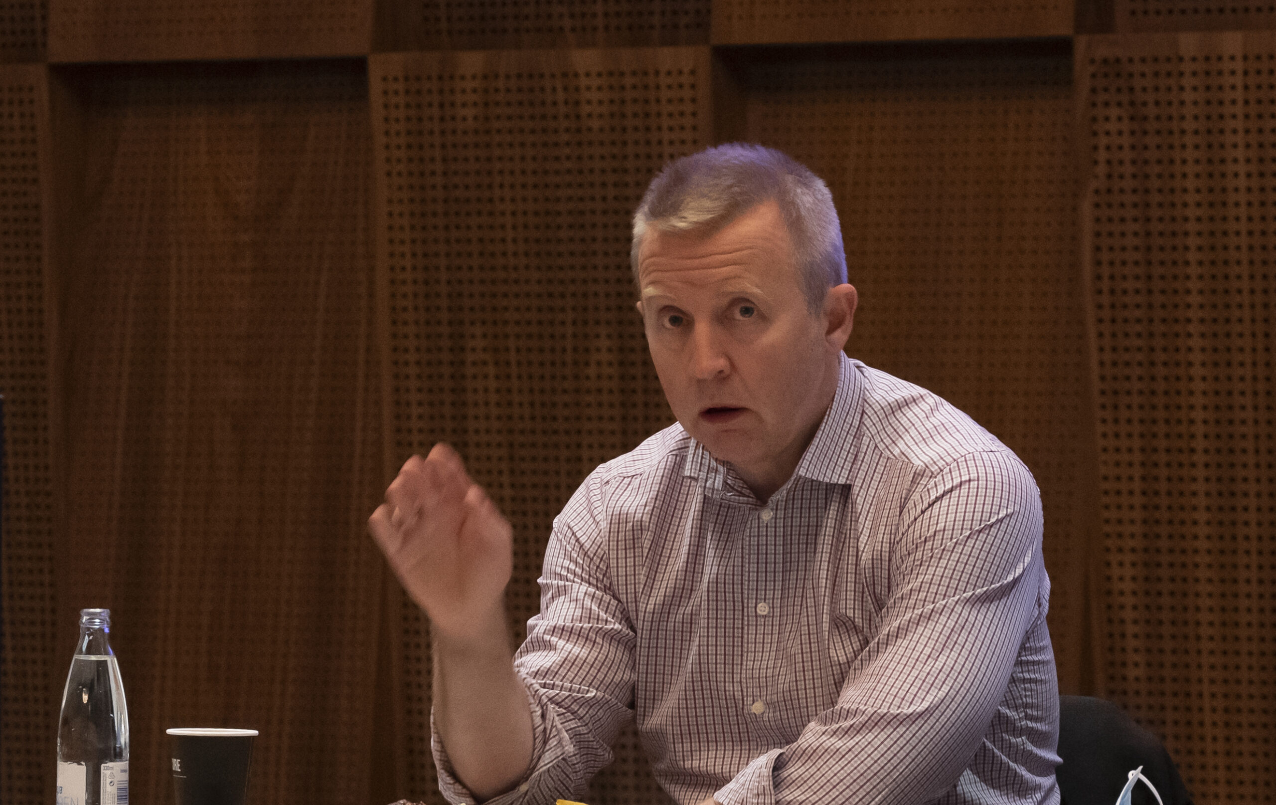 Forbundsleder Frode Alfheim leder flyteriggforhandlingene for Industri Energi. Foto: Atle Espen Helgesen