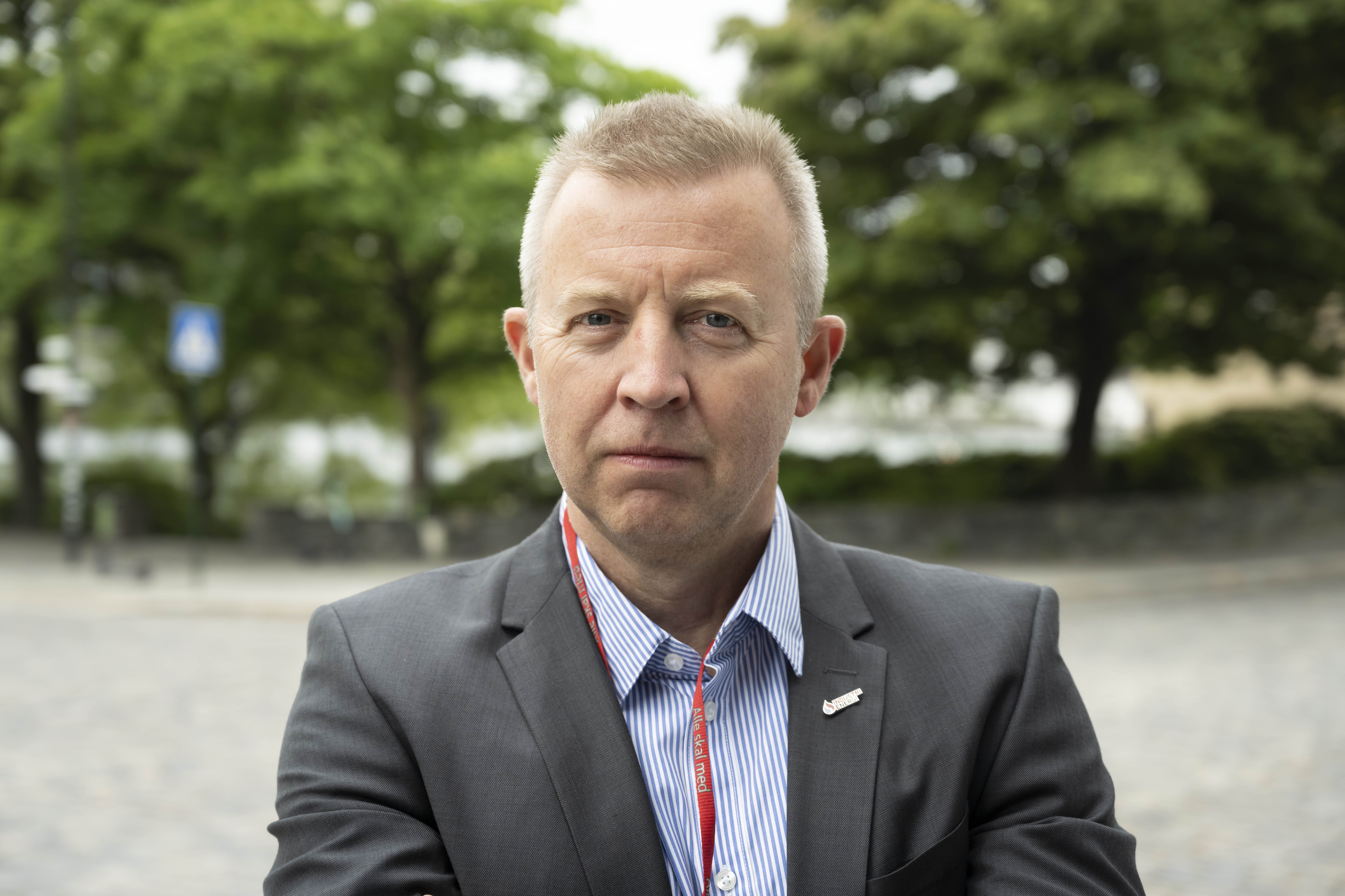 Frode Alfheim, leder flyteriggforhandlingene for Industri Energi. Foto: Atle Espen Helgesen