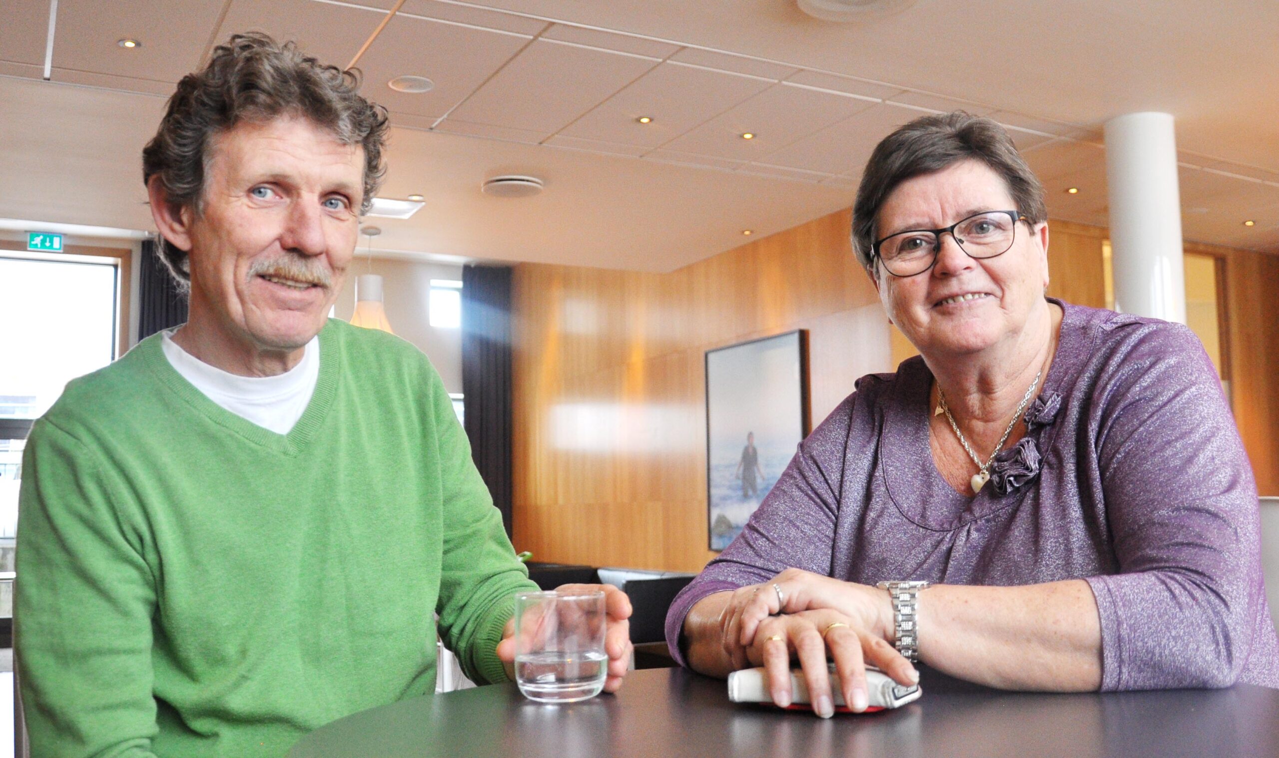 Georg Sørensen og Lene M. Paulsen er tillitsvalgte for Industri Energi i NTP.