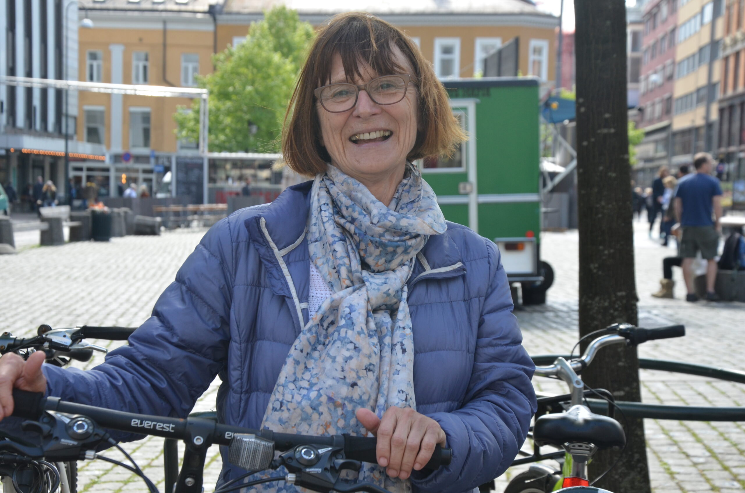 Spreking. Greta Rongved skal bruke reisegavekortet på 15000 kroner på sykkeltur i Budapest i sommer.