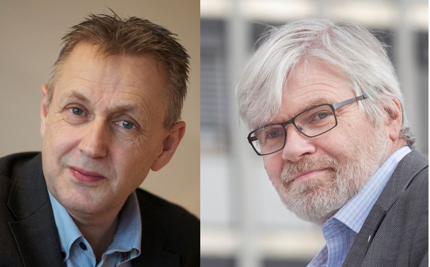 Kronikkforfattere: Fungerende administrerende direktør Knut Thorvaldsen i Norsk olje og gass (t.v), og forbundsleder Leif Sande i Industri Energi.