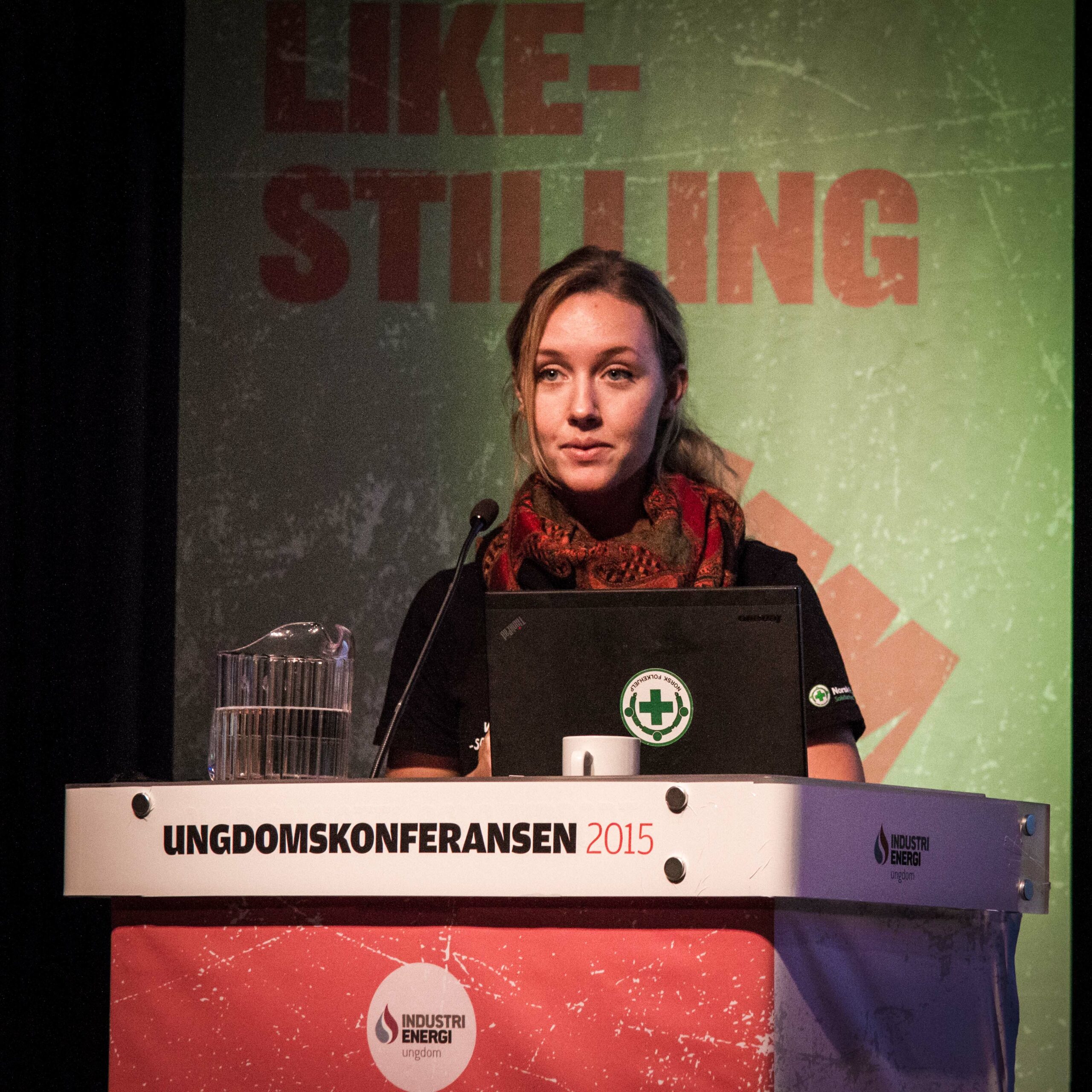 Ingrid Aspelund, leder av Norsk Folkehjelp Solidaritetsungdom
