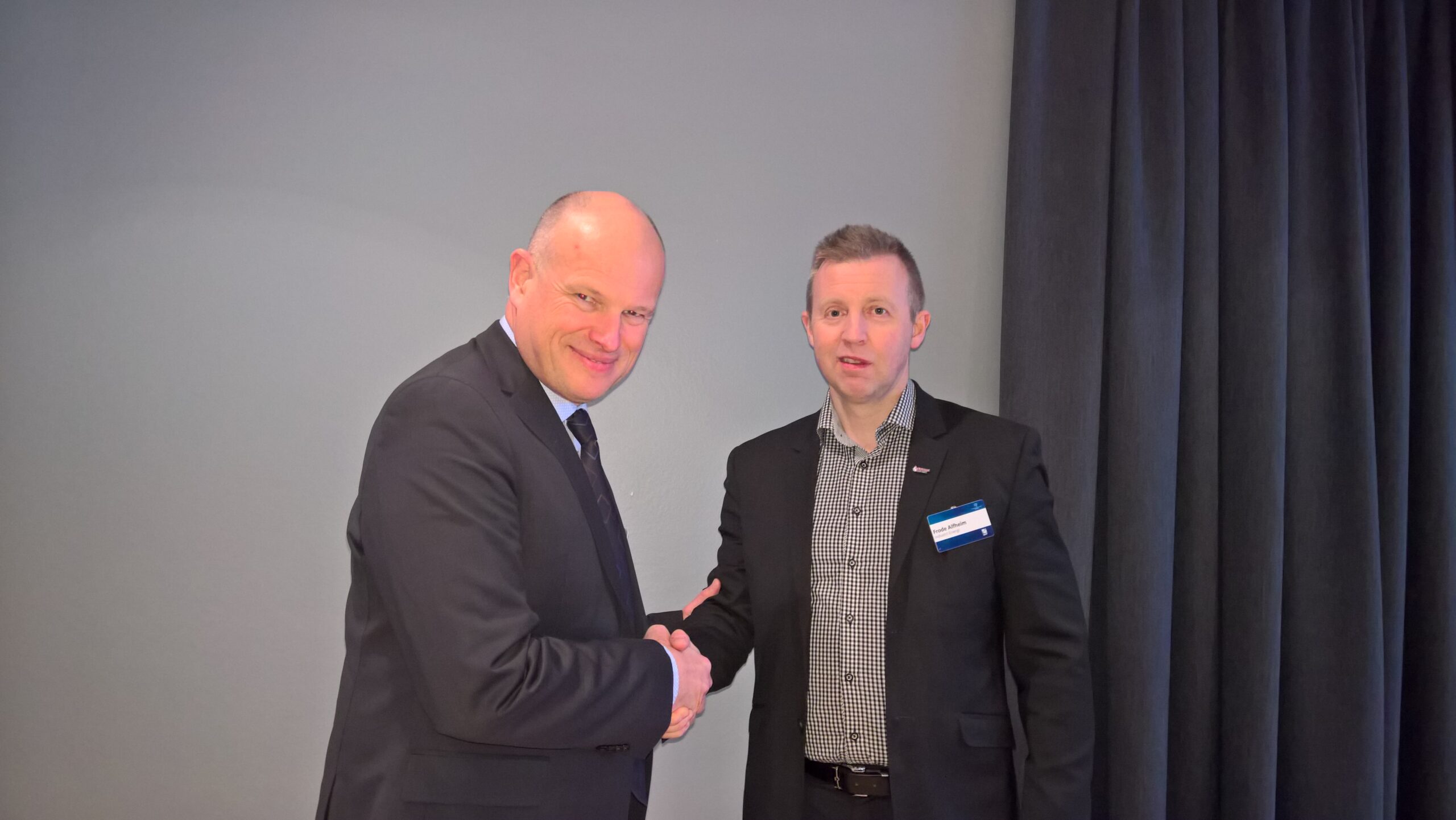 Statoils konsernsjef for norsk sokkel, Arne Sigve Nylund og nestleder i Industri Energi, Frode Alfheim, mener samarbeid styrker norsk oljeindustri.